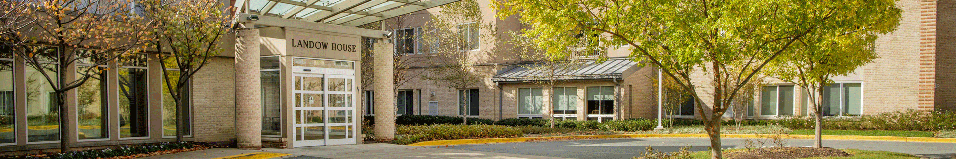 Landow House entrance